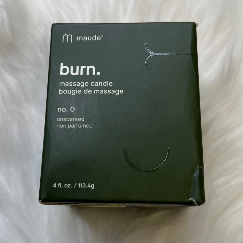 Maude Burn Massage Candle no. 0